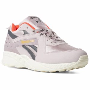 Reebok Pyro Turnschuhe Damen - Grau/Rot - DE 481-SDT